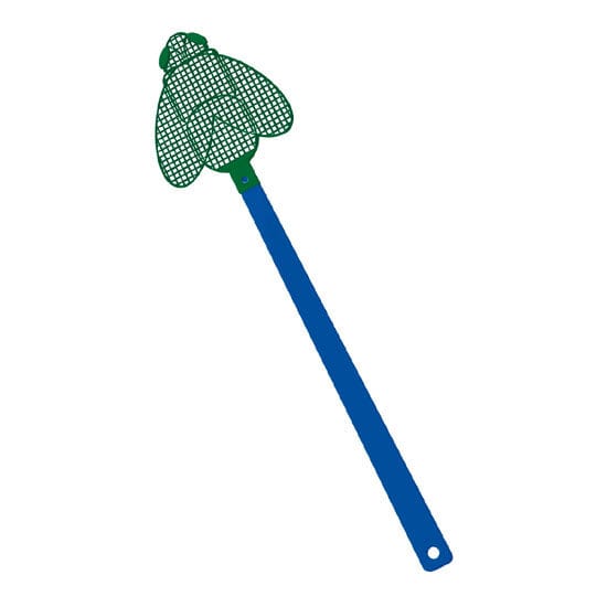 Acchiappa mosche colorato Blu / Verde - personalizzabile con logo
