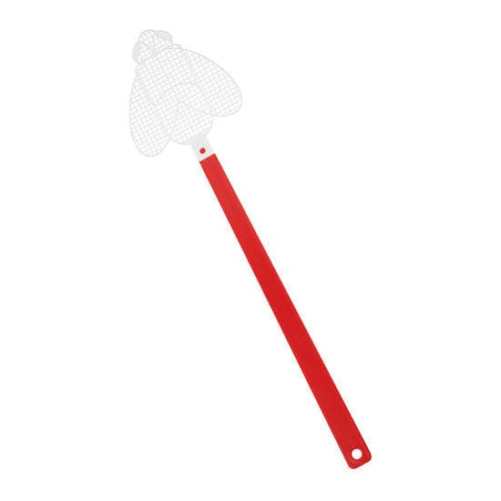 Acchiappa mosche colorato Rosso / Bianco - personalizzabile con logo