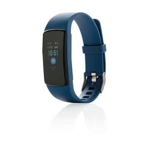 Activity tracker Stay Fit blu - personalizzabile con logo