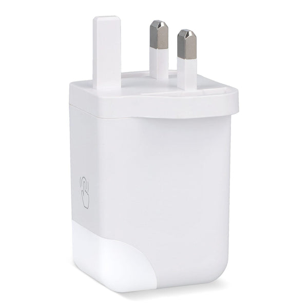 Adattatore di alimentazione Xoopar ICE-G 65W GaN con spina britannica Bianco - personalizzabile con logo