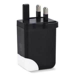 Adattatore di alimentazione Xoopar ICE-G 65W GaN con spina britannica Nero - personalizzabile con logo