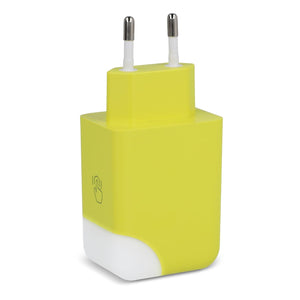 Adattatore di alimentazione Xoopar Ice-G 65W GaN Giallo - personalizzabile con logo