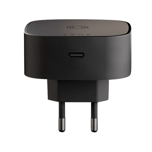 Adattatore di ricarica wireless Zens nero - personalizzabile con logo