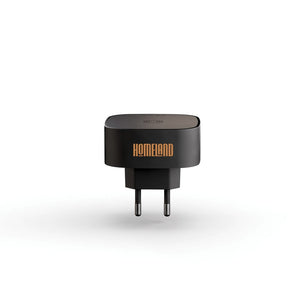 Adattatore di ricarica wireless Zens nero - personalizzabile con logo