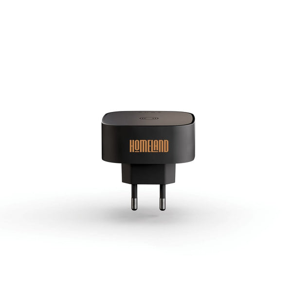 Adattatore di ricarica wireless Zens nero - personalizzabile con logo