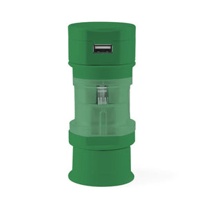 Adattatore Spina Tribox verde - personalizzabile con logo