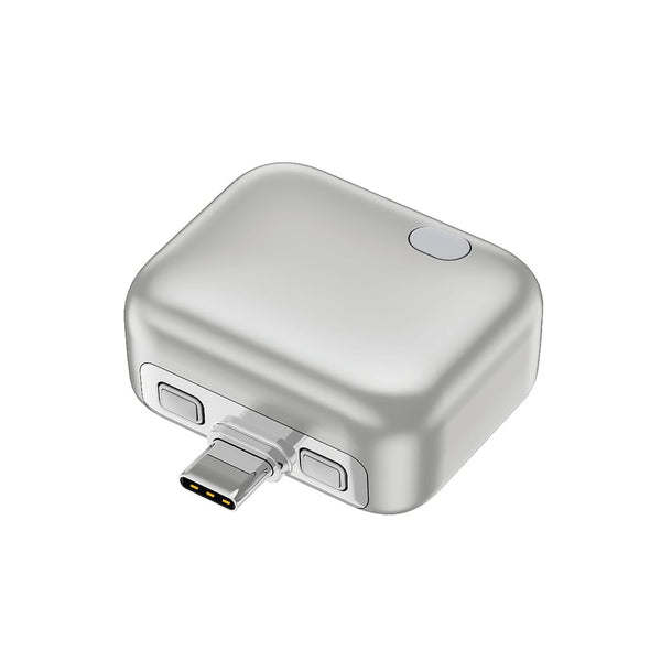 Adattatore type C ChargeGuard disconnessione automatica RCS color argento - personalizzabile con logo