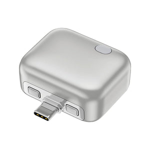 Adattatore type C ChargeGuard disconnessione automatica RCS color argento - personalizzabile con logo