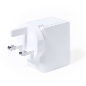 Adattatore Universale Vlind bianco - personalizzabile con logo