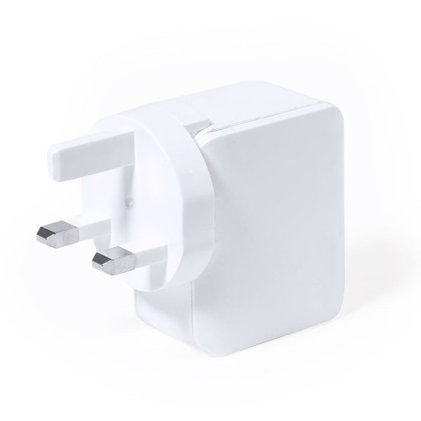 Adattatore Universale Vlind bianco - personalizzabile con logo