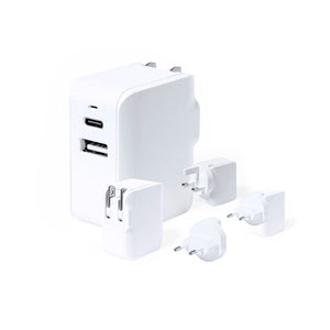 Adattatore Universale Vlind bianco - personalizzabile con logo