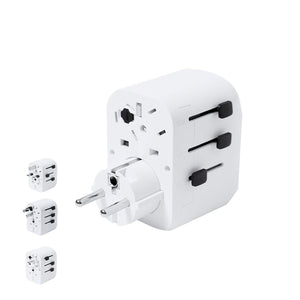 Adattatore Universale Wando bianco - personalizzabile con logo