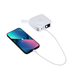 Adattatore Viaggio Multifunzione Joks bianco - personalizzabile con logo