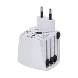 Adattatore Viaggio Universale Skross MUV MICRO bianco - personalizzabile con logo