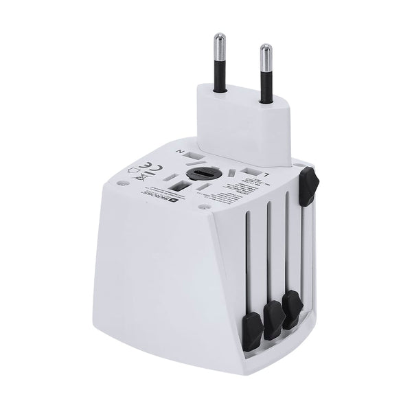 Adattatore Viaggio Universale Skross MUV MICRO bianco - personalizzabile con logo