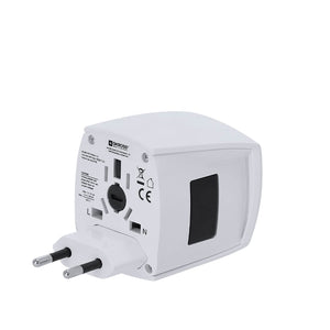 Adattatore Viaggio Universale Skross MUV MICRO bianco - personalizzabile con logo