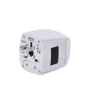 Adattatore Viaggio Universale Skross MUV MICRO bianco - personalizzabile con logo