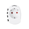 Adattatore Viaggio Universale Skross PRO 3-POLE bianco - personalizzabile con logo