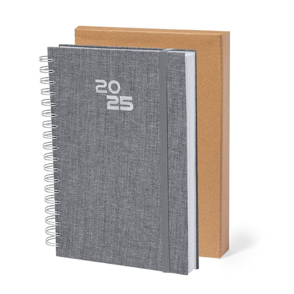 Agenda Berkel grigio - personalizzabile con logo