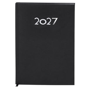 Agenda Bultman nero - personalizzabile con logo