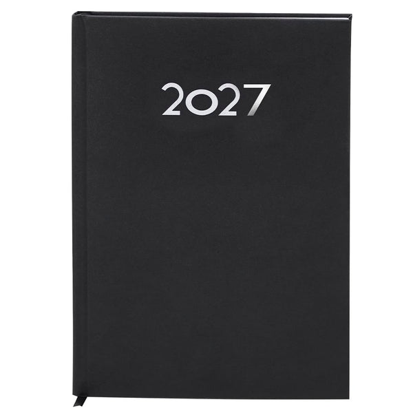 Agenda Bultman nero - personalizzabile con logo