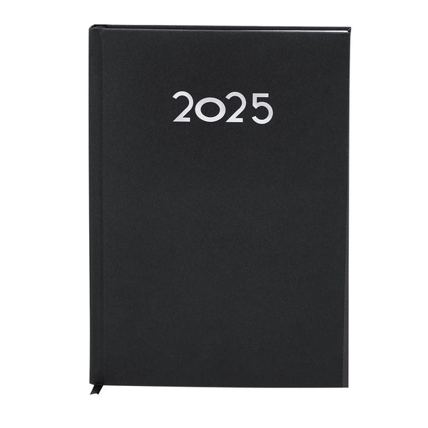 Agenda Bultman nero - personalizzabile con logo