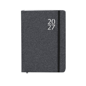 Agenda Florian nero - personalizzabile con logo