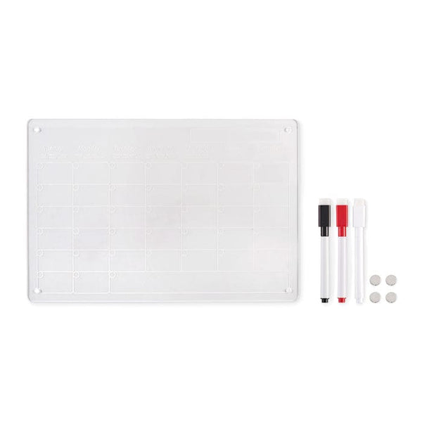Agenda magnetica in acrilico Trasparente - personalizzabile con logo