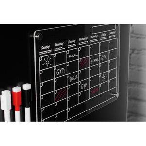 Agenda magnetica in acrilico Trasparente - personalizzabile con logo