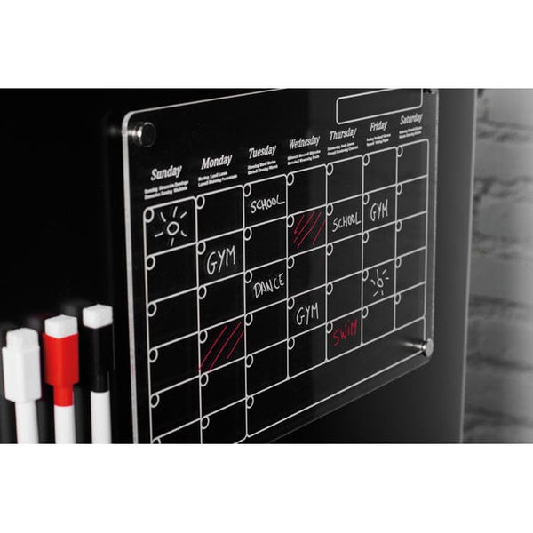 Agenda magnetica in acrilico Trasparente - personalizzabile con logo