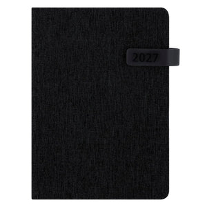 Agenda Mylok nero - personalizzabile con logo