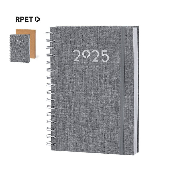 Agenda Sinclex grigio - personalizzabile con logo