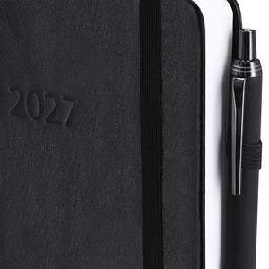 Agenda Velmont nero - personalizzabile con logo