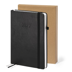 Agenda Velmont nero - personalizzabile con logo