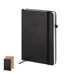 Agenda Velmont nero - personalizzabile con logo