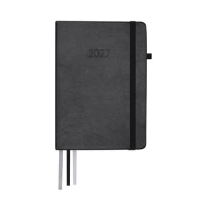 Agenda Velmont nero - personalizzabile con logo