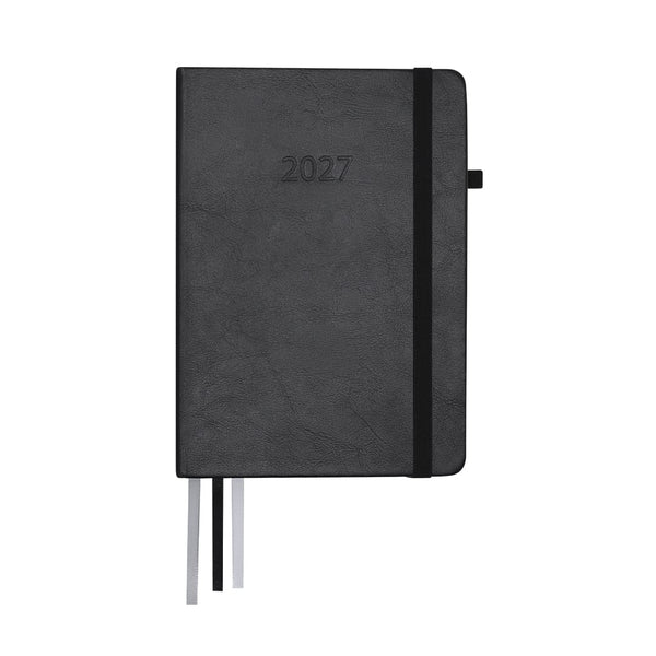 Agenda Velmont nero - personalizzabile con logo