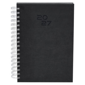 Agenda Wayrux nero - personalizzabile con logo