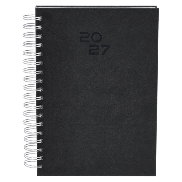Agenda Wayrux nero - personalizzabile con logo