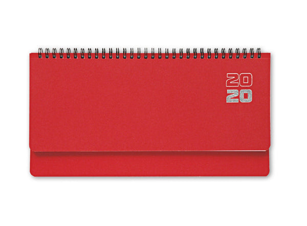 AGENDE FLEXY - Agende personalizzate flessibili Made in Italy Cartoncino (rosso, blu o nero) / Planning 28.5 x 11.5 / 150 pezzi - personalizzabile con logo