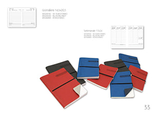 AGENDE FLEXY - Agende personalizzate flessibili Made in Italy Elastico / Giornaliera 14.3 x 20 / 50 pezzi - personalizzabile con logo