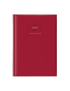 Agende personalizzate made in Italy FSC Agenda ristoranti 21x29.7 / bordeaux - personalizzabile con logo