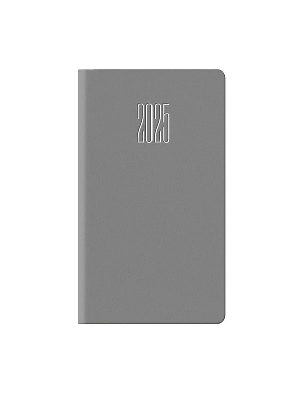 Agende personalizzate made in Italy FSC Bigiornaliera tascabile 7x10 / grigio - personalizzabile con logo