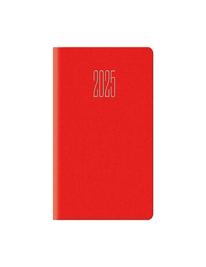 Agende personalizzate made in Italy FSC Bigiornaliera tascabile 7x10 / rosso - personalizzabile con logo