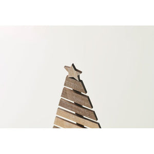 Albero di Natale abete in legno natural - personalizzabile con logo