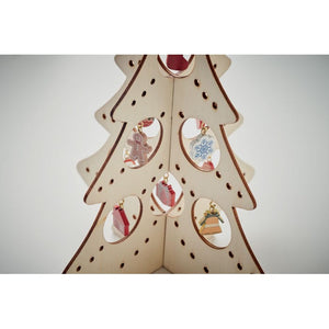 Albero di Natale in legno natural - personalizzabile con logo