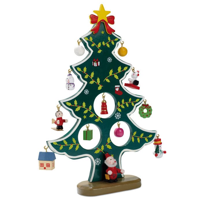 Albero di Natale in legno Colore: verde €4.20 - CX1278-09