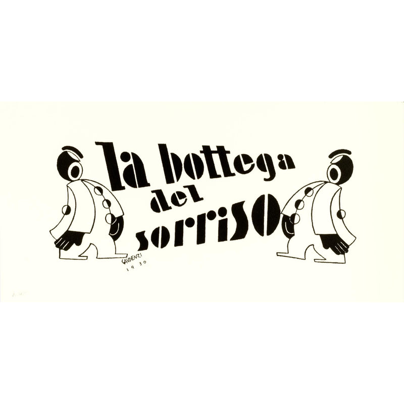 Alf Gaudenzi - Serigrafie Titolo: La Bottega del Sorriso €70.00 - labott