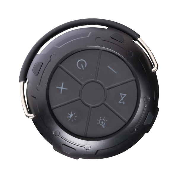 Altoparlante Bluetooth Aqiila Soundbird B10 con luce e powerbank Nero - personalizzabile con logo