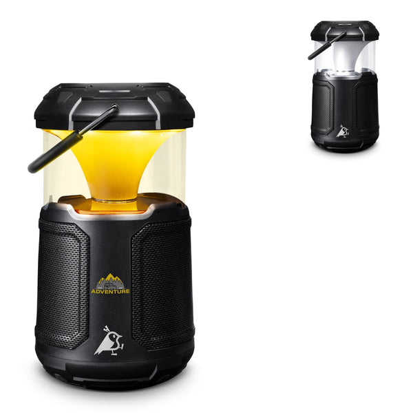 Altoparlante Bluetooth Aqiila Soundbird B10 con luce e powerbank Nero - personalizzabile con logo